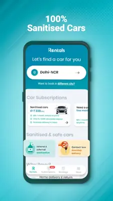 Revv - Self Drive Car Rentals android App screenshot 1