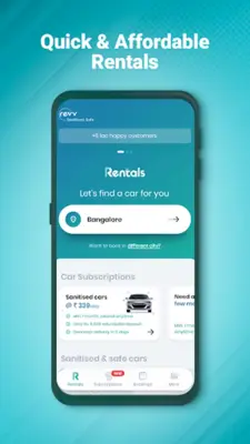 Revv - Self Drive Car Rentals android App screenshot 3